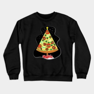 Under the Pizza Tree Crewneck Sweatshirt